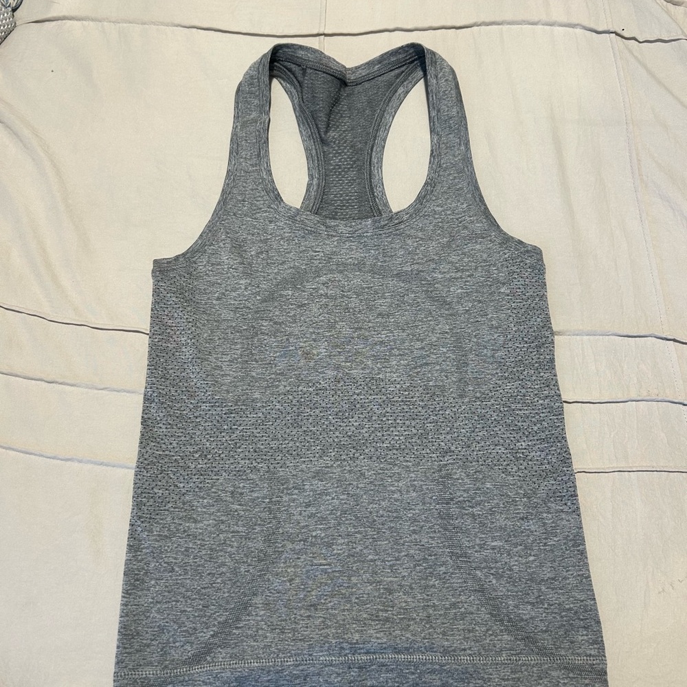 Lululemon Athletica Heather Gray Tank Top
